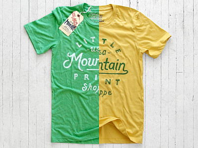 Half & Half craftsmanship design diy green hand drawn joe horacek little mountain print shoppe screen printing st patricks day st pattys day type typography