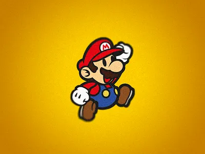 Mario character mario vector