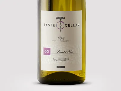 Taste Cellar Wine Label cellar corkscrew label taste wine