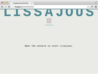 Lissajous.js javascript lissajous music