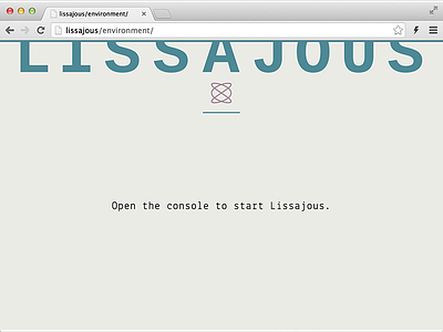 Lissajous.js javascript lissajous music