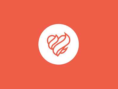is something burning...? fire heart icon