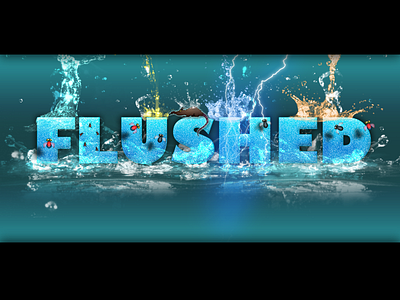 Poster 1 Dribbble design flushed game illustration mobile poster tablet water