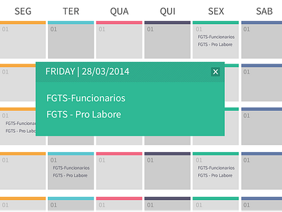 Calendar UI calendar fireworks ui ux web