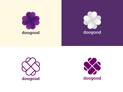 Doogood charity heart logo symbol