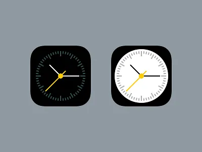 Clock clock flat icon ios 7