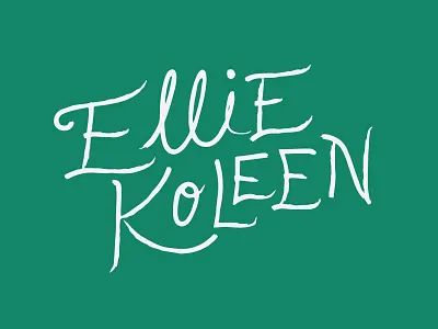 Ellie + Uppercase branding design identity logo