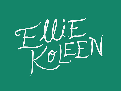 Ellie + Uppercase branding design identity logo