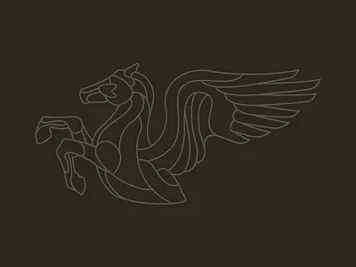 Pegasus horse identity illustration pegasus wings