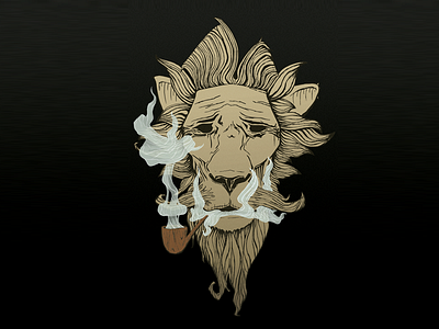 Ash Cat lion pipe