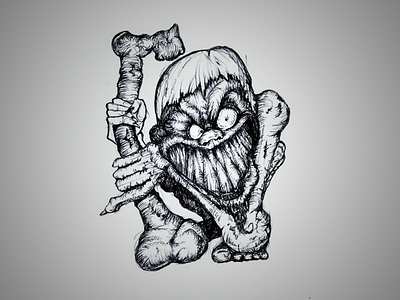Say Cheese 2d art bones character concept design game illustration skeleton sketch smile teeth