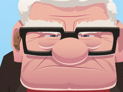 Carl Fredricksen carl fredricksen cartoon disney pixar up vector