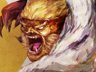 Sabretooth - Gold illustration marvel poster sabertooth sabretooth