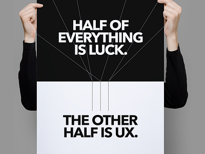 My new motto motivation poster ux