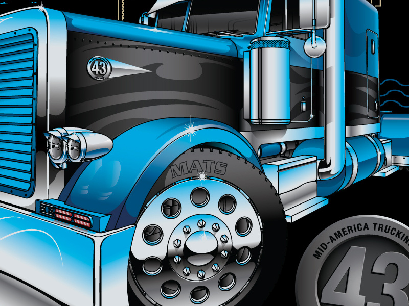 Example of Mid America Trucking Show Tee