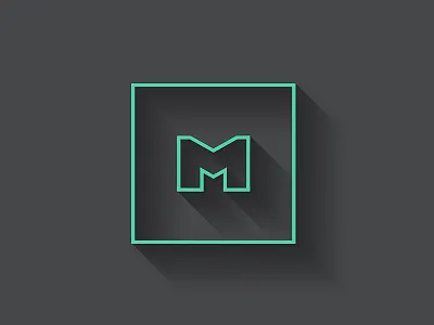 My flat logo. Miguel F. flat logo m miguel f. miguelf.pt minimal