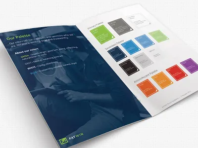 FATWIN Brand Guide brand colors fatwin guide logo marketing perq software typography