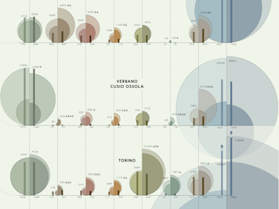 Piedmont map - detail cartography chart data data visualization diagram graph graphics info infographic information map viz