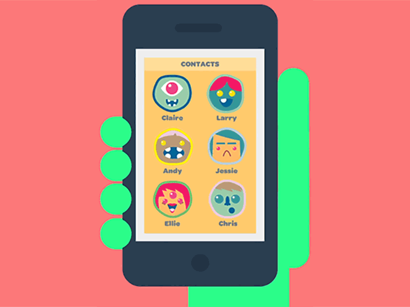 Blab How To animation app blab gif how to ixd walkthrough