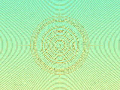 Spheres geometric gradient green linework maximal minimal modern orange seamless simple spheres