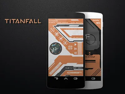 TitanFall Android Theme android design interface mobile theme themer themer beta ui