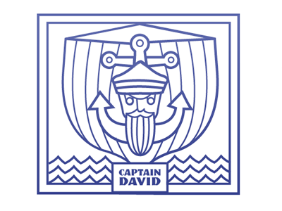 Capitan David belc belcu booklet captain david illustration sailor sea