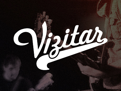 Vizitar guitar script swoosh v z