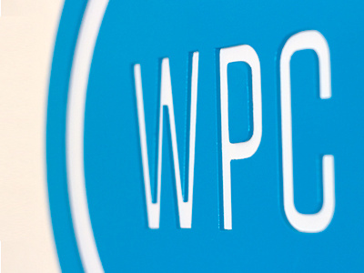 WPC Steel Shield crest initialsm logo shield steel