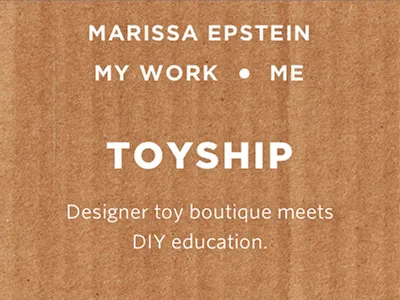 Toyship Responsive Header cardboard h1 hero navigation responsive texture website