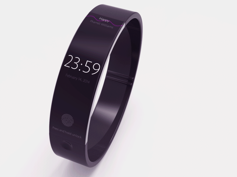 iWatch conceptual design animation design gui iwatch suskey