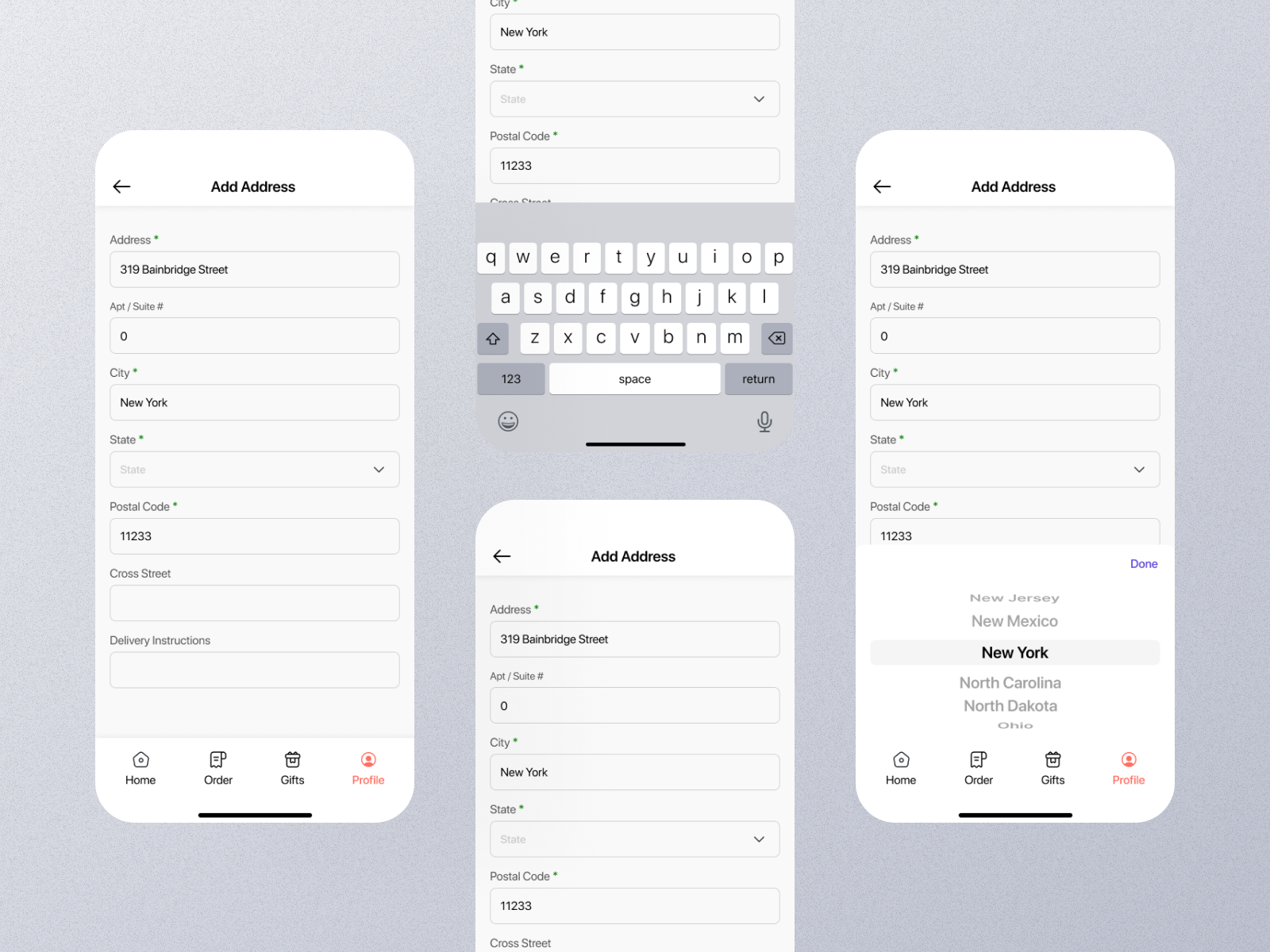 Add Address Mobile App Ui by UI Ants on Dribbble