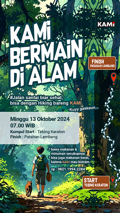 Hiking Poster | Jalan-jalan Men.. hiking poster