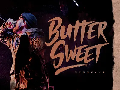 Butter Sweet Typeface butter sweet typeface buttersweet display giemons halloween handdrawing handmade handwriting metal poster rough tittle typeface