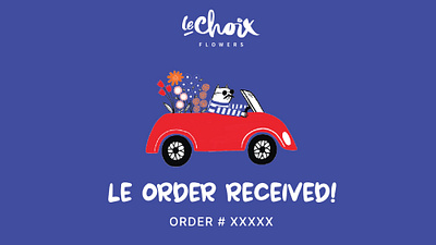 Online store called "Le Choix" 2d video animated video animation graphic design illustration lottie motion graphics svg video explainer