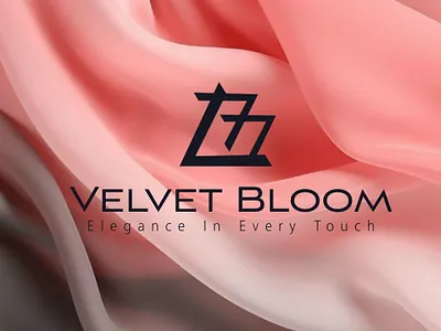 Velvet Bloom Logo branding customlogo design fashionlogo font graphic design logo luxurylogo minimal minimalist typography