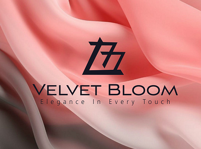 Velvet Bloom Logo branding customlogo design fashionlogo font graphic design logo luxurylogo minimal minimalist typography