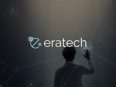 LOGO - Eratech brand company digital era eratech innovation letter e lettermark logo tech technology