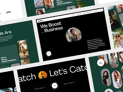 Catchers UX/UI design agency brand campaign case study client community content cuberto footprint management product ui ux