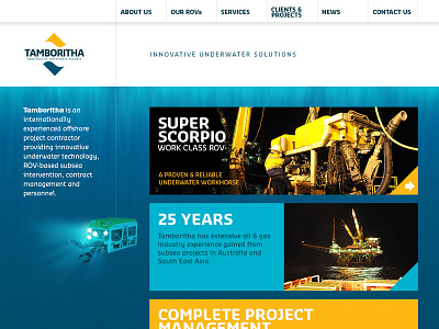 Tamboritha website mining ocean robots underwater website