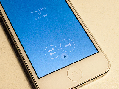 Megabus Redesign - Round Trip or One Way app design interface megabus ui design