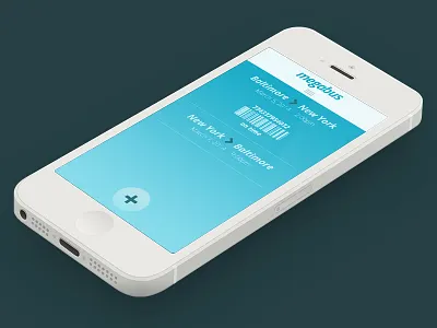 Megabus Redesign - Home/Tickets Screen app design interface megabus ui design