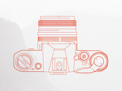 Canon AE-1 35mm ae 1 analog camera canon illustration