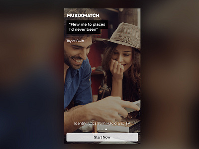 App Tour android app ios musixmatch parallax start tour