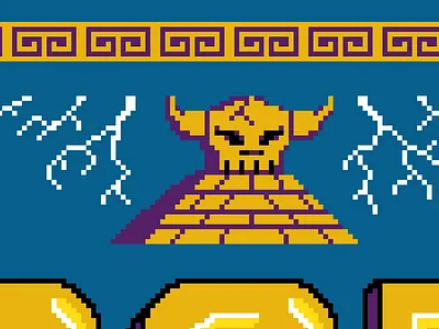 8 Bit God 8 bit beverage branding energy drink icon illustration pixel