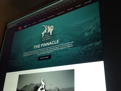Archery Website archery hunting responsive website