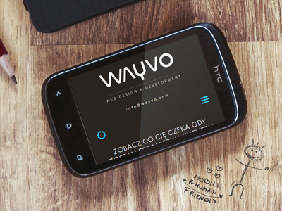 wayvo - website dark mobile rwd web design