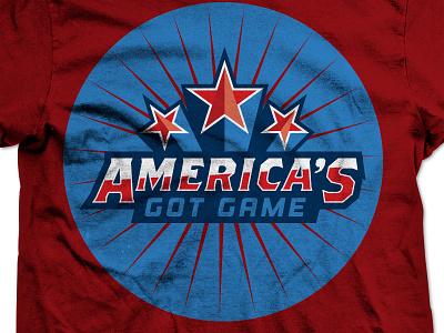 America's Got Game america athletic blue burst display game red sport star type white