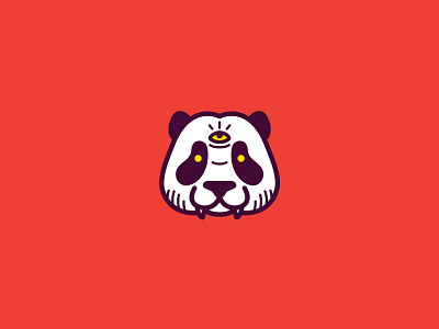 All Seeing Panda bamboo farts illuminati illustration nothing panda weird