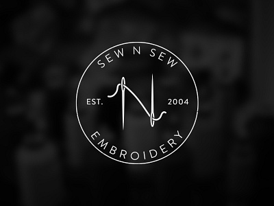 Sew N Sew Embroidery branding emboidery identity logo