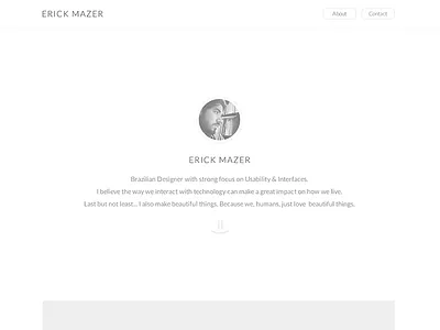 New Website WIP clean minimalism